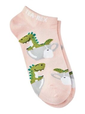 Tea Rex Low Cut Socks